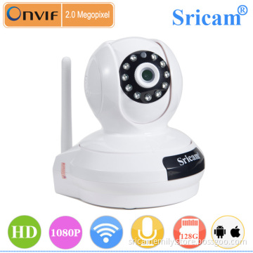 Sricam SP019 Indoor P2P Built-in Microphone and Speaker Pan Tilt Wifi Full View IP Camera